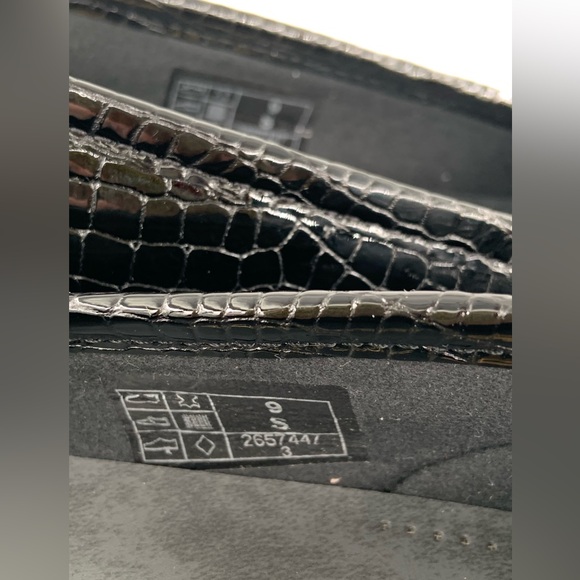 NWT NIB SAS Women’s Simplify Slip On Black Croc Leather Loafer Shoes - Picture 10 of 11